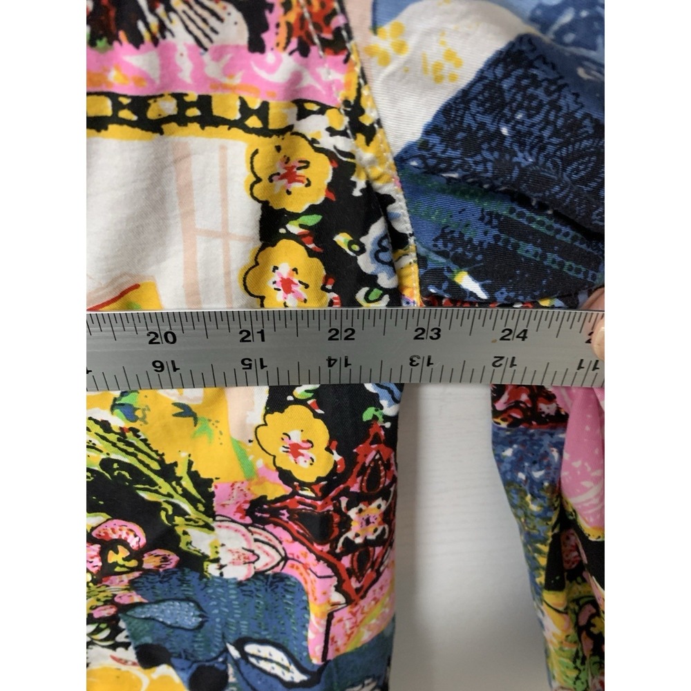 Serengeti Pink Multi Colorful Patchwork Women's Jacket Size 1X - Picture 12 of 12